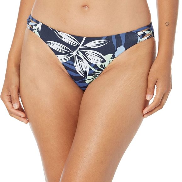 Roxy ARJX403531 Sz M Blue Tropics Print Beach Classic Hipster Bikini Bottoms $46 - Picture 8 of 9